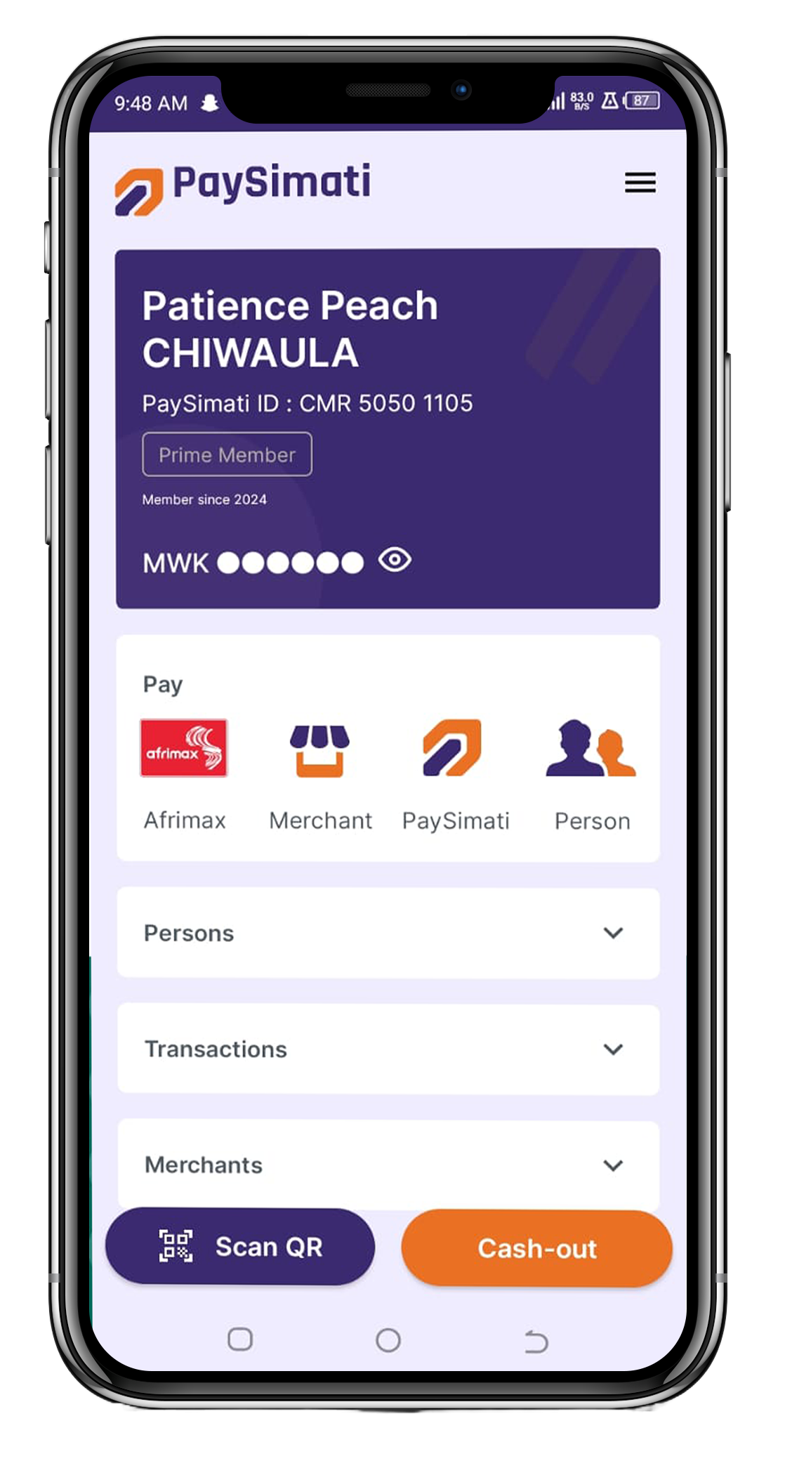 Open GCash: Open up the GCash app and tap Cash In.